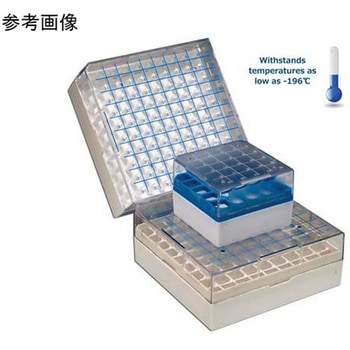 1Dバーコード付CryoVialストレージラック 1.0/2.0/3.0mLチューブ用 81本立 BMA-R3132シリーズ Argos Technologies Inc
