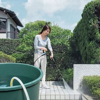3.0m[家庭用]自吸・水道兼用ホースセット 逆止弁付 エスコ