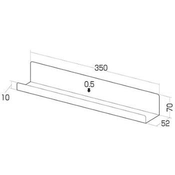 350x 52x 70mm ペントレー マグネット付 エスコ