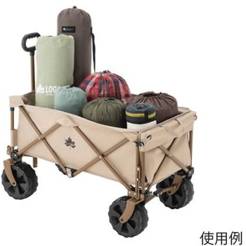 400x 860mm/105kg キャリーカート 折畳式 エスコ