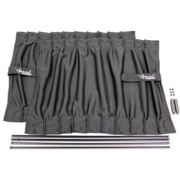 500x470mm カーテン 車用/L/2枚入 エスコ
