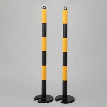 60x1280mm やわらかゴムポール 2本 エスコ