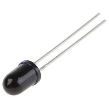 950nm 赤外線発光ダイオード 5 mm 砲弾型 T-1 3/4 5.9 Dia. x 9mm 75mW 1袋 25個入 OSRAM