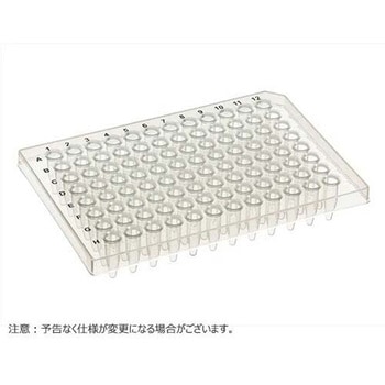 96ウェル PCRスタンダードプレート セミスカート クリア BMSC0200340シリーズ ビーエム機器