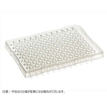 96ウェル PCRプレート セミスカート ABIタイプ トップリッジ クリア BMSC0200321シリーズ - ビーエム機器