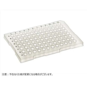 96ウェル PCRプレート セミスカート ロープロファイル クリア BMSC0200319シリーズ ビーエム機器