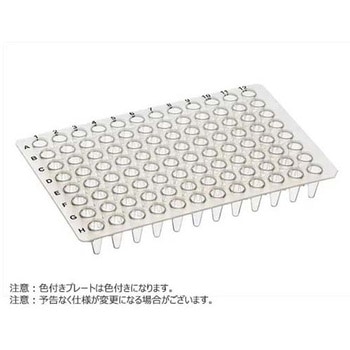 96ウェル PCRプレート ロープロファイル ホワイト BMSC0200300シリーズ - ビーエム機器