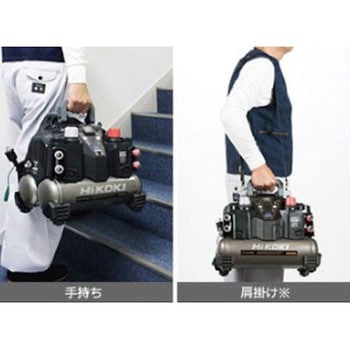 AC100V/1.45kW 高圧エアーコンプレッサー タンク 8L エスコ