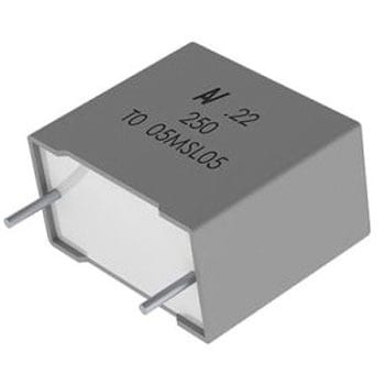 AEC-Q200 フィルムコンデンサ 90 V ac 160 V dc 0.22μF ±10% 1袋 1800個入 KEMET