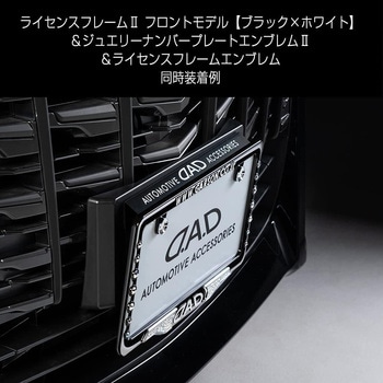 D.A.D スタイリッシュ ナンバープレート ステー GARSON