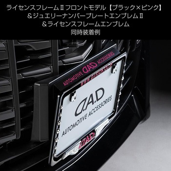 D.A.D スタイリッシュ ナンバープレート ステー GARSON