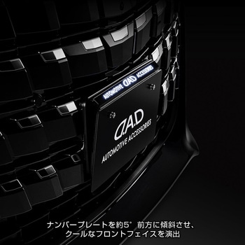 D.A.D LEDスタイリッシュナンバープレートステー GARSON