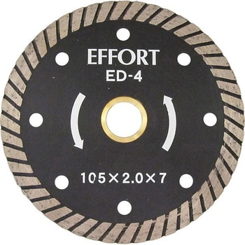 エホート ダイヤモンドカッターウェーブ 105mm - EFFORT(エホート)