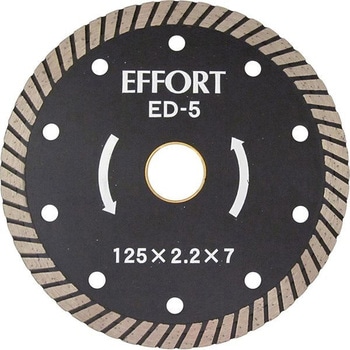 エホート ダイヤモンドカッターウェーブ 125mm EFFORT(エホート)