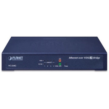 4ポート 10/100/1000T イーサネット-VDSL2ブリッジ(30aプロファイル対応、G.vectoring対応、RJ11端子付き) - PLANET Technology