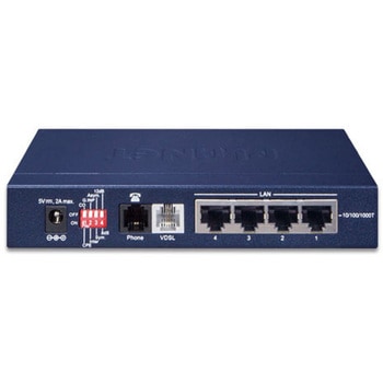 4ポート 10/100/1000T イーサネット-VDSL2ブリッジ(30aプロファイル対応、G.vectoring対応、RJ11端子付き) - PLANET Technology
