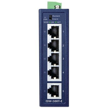 コンパクト産業用5ポート10/100TXイーサネットスイッチ - PLANET Technology