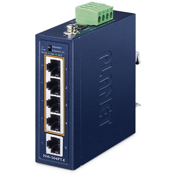 コンパクト産業用4ポート10/100TX 802.3at PoE +1ポート100/100TXイーサネットスイッチ PLANET Technology