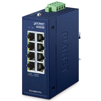 コンパクト産業用8ポート10/100/1000T PROFINETスイッチ - PLANET Technology