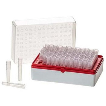 BIOTUBE TM ラック シングルチューブ付 レッド 10本入 Simport