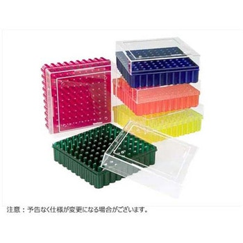 BMS クライオバイアルチューブストレージラック 100本立 1.0/1.8mL用 アソート BMSC0200599シリーズ ビーエム機器