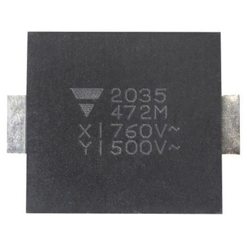 Capacitor SMD Y1 X760Y500VAC 4700pF+-20% 1セット 5個入 VISHAY