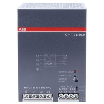 DINレール取付け用スイッチング電源 出力：10A 定格：240W 入力電圧：AC DC 出力電圧：dc 24V dc/ ABB