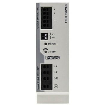 DINレール取付け用スイッチング電源 出力：10A 定格：240W 入力電圧：ac 出力電圧：dc 24V dc/ フエニックス・コンタクト