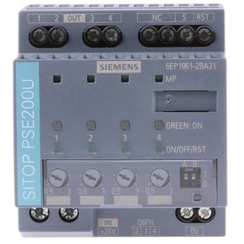 DINレール取付け用スイッチング電源 出力：3A 定格：9W 入力電圧：dc 出力電圧：dc 24V dc/ SIEMENS