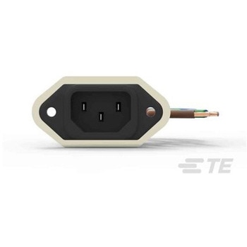 EMIフィルタ 電源ラインフィルタ ノイズフィルタ 3A フランジマウント TE CONNECTIVITY