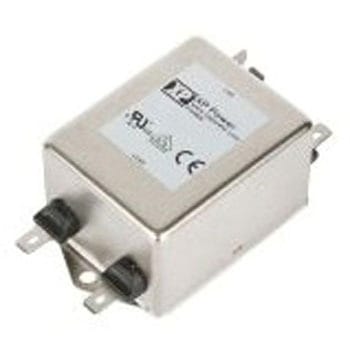 EMIフィルタ 電源ラインフィルタ ノイズフィルタ 単相 15A シャーシーマウント 0.3μF 5 uA Two Stage XP POWER