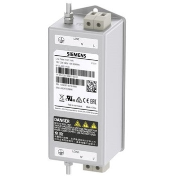 EMIフィルタ 電源ラインフィルタ ノイズフィルタ 単相 18A パネルマウント SIEMENS
