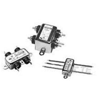 EMIフィルタ 電源ラインフィルタ ノイズフィルタ 単相 20A フランジマウント - TE Connectivity Japan(旧:TYCOELECTRONICS(タイコエレクトロニクス))