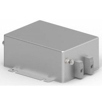 EMIフィルタ 電源ラインフィルタ ノイズフィルタ 単相 50A フランジマウント TE CONNECTIVITY