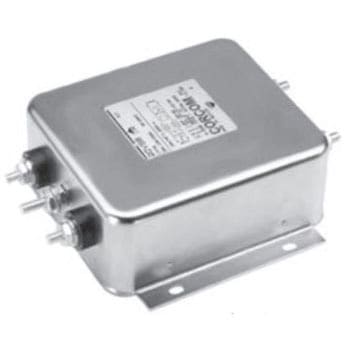 EMIフィルタ 電源ラインフィルタ ノイズフィルタ 単相 60A フランジマウント - TE Connectivity Japan(旧:TYCOELECTRONICS(タイコエレクトロニクス))