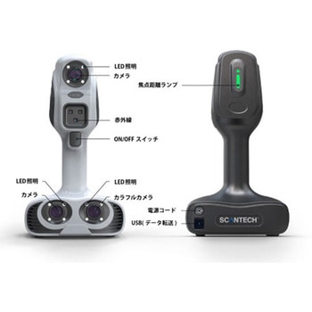 IREAL 2E 3Dスキャナ SCANTECH