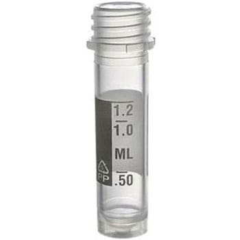 MICREWTUBE 自立型 タンパーキャップ用チューブ ナチュラル 目盛付 キャップなし 1000本入 T341シリーズ Simport