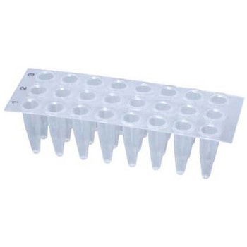 PCRプレート 24well シンプレート 0.2ml ナチュラル PCR-24-Iシリーズ - ビーエム機器