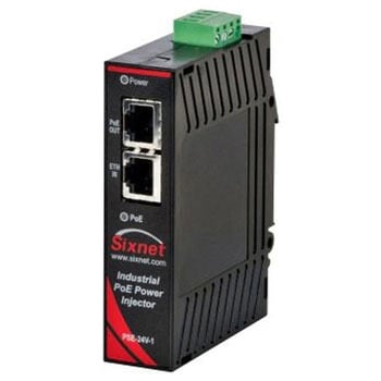 PoE injector； 24 VDC to PoE on signal pa - RED LION