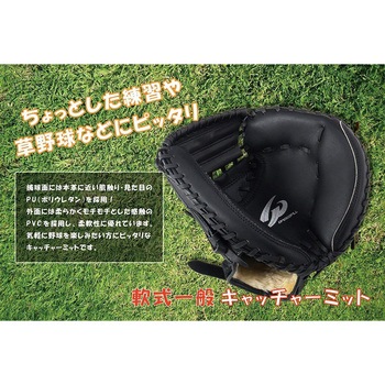 46371Y 軟式 キャッチャーミット 一般用 1個 GP[学童・教育用品