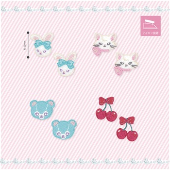 ミニワッペン ベア クラシカルモダンシュシュ