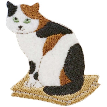 気ままなポーズの 猫ワッペン クラフトギャラリー