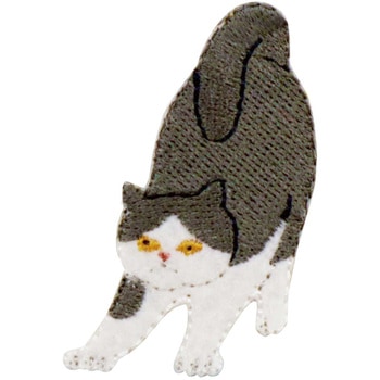 気ままなポーズの 猫ワッペン クラフトギャラリー