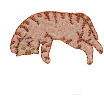 気ままなポーズの 猫ワッペン クラフトギャラリー