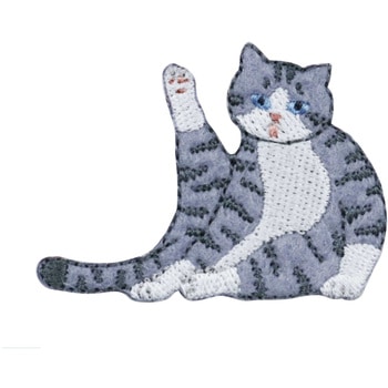 気ままなポーズの 猫ワッペン クラフトギャラリー