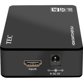 4K HDR対応 5入力1出力HDMI切替器 テック(TEC)