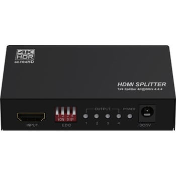 THDSP14D-4K60S 4台のモニターに同時出力できる HDMI4分配器 1個