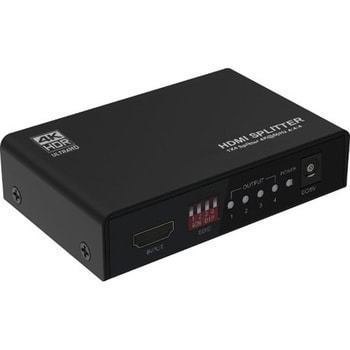 THDSP14D-4K60S 4台のモニターに同時出力できる HDMI4分配器 1個