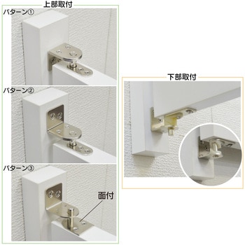 ステンレスミニグレビティヒンジ WAKI