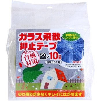 ガラス飛散抑止テープ WAKI
